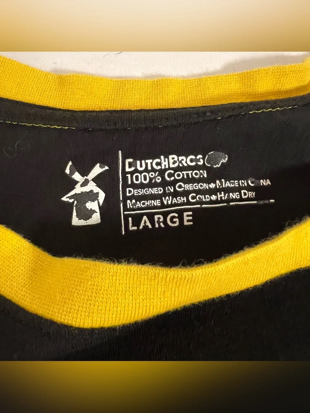 Dutch Bro Tshirt Size Large